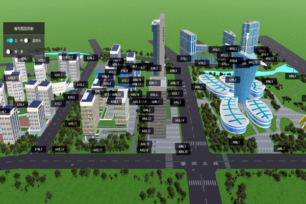 樓宇自控系統(tǒng)BIM可視平臺運行主狀態(tài)的實時顯示！